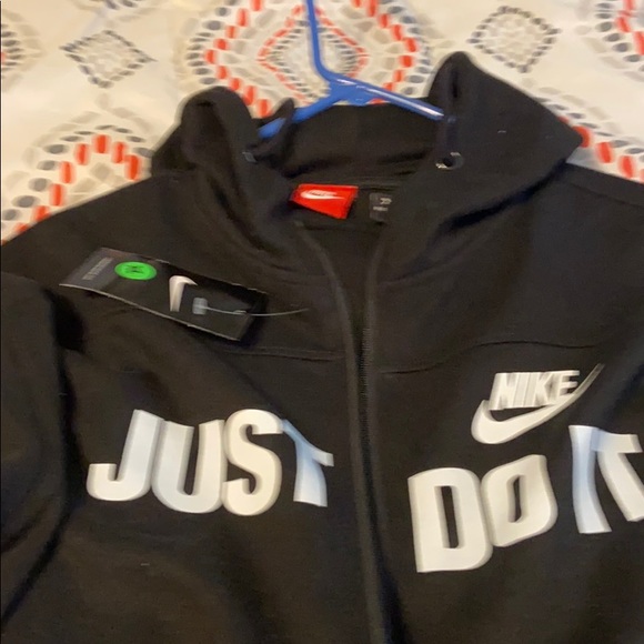 Black white Nike two piece sweat suit/Jumpsuit - Picture 3 of 5